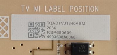 KIT DE TARJETAS PARA TV VIZIO / MAIN XKCB02K022 / 715GA847-MOD-B00-005Y / FUENTE ADTVJ1840ABM / 715GA787-P01-000-003S / T-CON 6871L-6460A / 6870C-0852A / PANEL LE650AQD(EN)(A2) / MODELO OLED65-H1 - Imagen 2